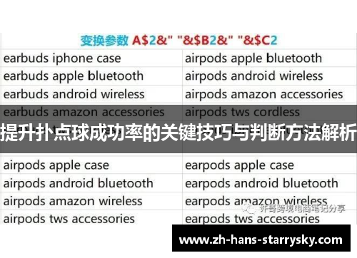 提升扑点球成功率的关键技巧与判断方法解析