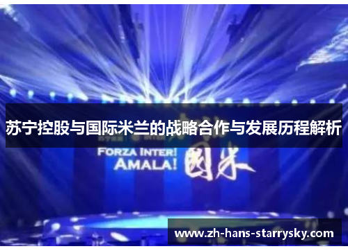 苏宁控股与国际米兰的战略合作与发展历程解析